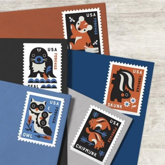 Baby Wild Animals 2025  Forever Postage Stamps--1000 Stamps - Picture 3 of 6